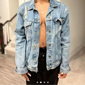 Distressed Denim jacket